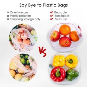 Friendly Resuable And Washable Produce Bags (3 PCS)