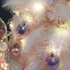 Pink Feathered Christmas Tree