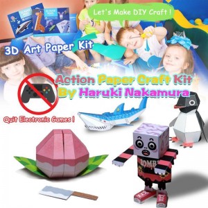 Action Paper Craft Kit By Haruki Nakamura