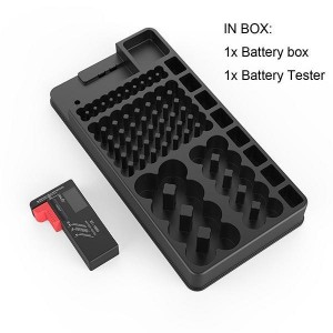 Battery Organizer + Battery Tester