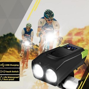 Bicycle Headlights With Electronic Bell