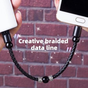 Creative braided data line