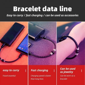 Creative braided data line