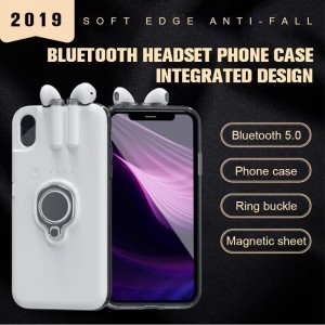 Bluetooth headset phone case integrated design
